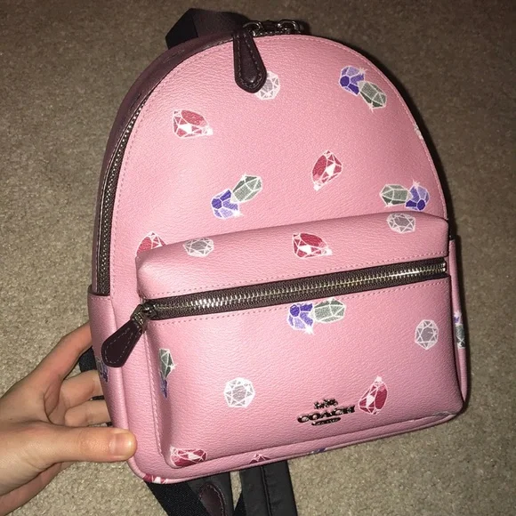 Coach Disney Backpack Snow White And The 7 Dwarfs Gems Print Coach | Bags | Coach X Disney Mini Backpack With Snow White  main image 3